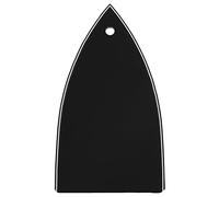 E-outstanding 1 unid triángulo de plástico HA-1003 cubierta de la barra del braguero de la guitarra 1 agujero núcleo de hierro reemplazo para piezas de guitarra, negro