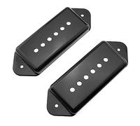 E-outstanding 2 fundas para orejas de perro de 50 mm y 52 mm para pastilla de guitarra, orejas de perro, cuello bajo, color negro