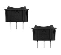 E-outstanding 2 interruptores de encendido para electrodomésticos tipo barco, mini interruptor de llave para campana extractora, control de luz, color negro