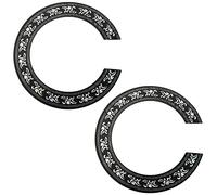 E-outstanding 2 pegatinas autoadhesivas para guitarra con incrustaciones de roseta para reemplazo de piezas de guitarra clásica, 39 pulgadas