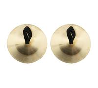 E-outstanding 2 platillos de latón para danza del vientre de 5,2 cm, instrumento musical para bailar y bailar con una sola mano