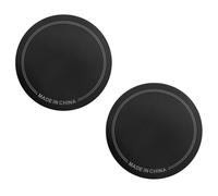 E-outstanding 2 protectores de piel de tambor de tela para estante, color negro, adhesivo de refuerzo de la piel del tambor, resistente al desgaste, cabezales de bombo y percusión