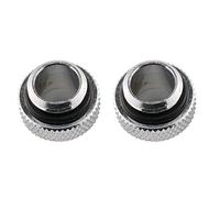 E-outstanding 2pcs macho a macho extensor montaje plata G1/4" acoplador refrigerado por agua