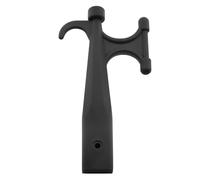 E-outstanding Gancho flotante de nailon negro para barco, resistente al óxido, accesorio de repuesto para barco, extremo de gancho para amarre, yate, barco, kayak