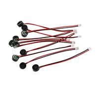 E-outstanding Micrófono de condensador MIC Electret 6027 de alta sensibilidad, micrófono inteligente de reconocimiento de voz con 2 cables y terminal 1.25