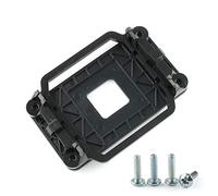 E-outstanding Soporte de retención de enfriador de CPU, placa base negra, soporte de ventilador de disipador de calor, soporte de montaje en base, placa de hoja para AMD Socket AM2 AM3