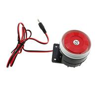 E-outstanding Zumbador electrónico DC 12 V 120dB Piezo alarma cuerno con cable sirena para el sistema de alarma de seguridad casera