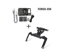 (E) Para Honda para Forza350 Forza125 motocicleta para Forza-350 Forza-125 soporte para teléfono soporte de placa