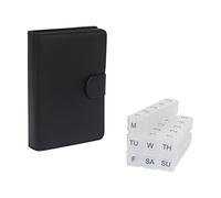 e-Pill 5 veces al día x 7 días organizador semanal grande de píldoras - con estuche discreto