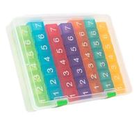 e-Pill 7 veces al día x 7 días semanales pastillero organizador pastillero con estuche transparente