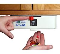 e-Pill Accutab - Dispensador semanal de píldoras, gran capacidad, organizador de pastillas 3 veces al día