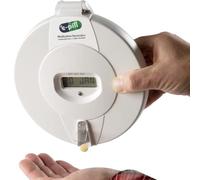 e-Pill MedTime Pro - Dispensador automático de píldoras, recordatorio avanzado de medicamentos bloqueados con tapa blanca para personas mayores o cuidadores, evita dosis perdidas o dobles