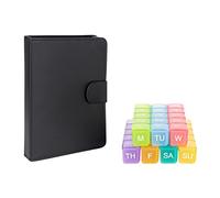 e-Pill Organizador semanal grande para píldoras - 7 días x 5 compartimentos por día - Estuche discreto