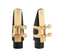 E Plana Saxofón Alto Conjunto De Boquillas Boquilla Lengüeta Clip De Metal Tapa Protector Accesorios De Instrumentos