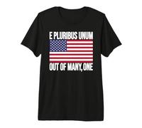 E Pluribus Unum Bandera USA Camiseta Premium