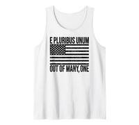 E Pluribus Unum Bandera USA Camiseta sin Mangas