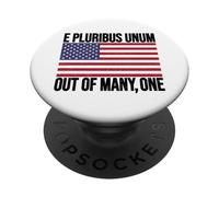 E Pluribus Unum Bandera USA PopSockets PopGrip Adhesivo
