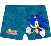 E plus M Sonic the Hedgehog Bañador para niño de secado rápido, protección UV, color azul, talla 98-128, verde, 122-128