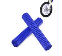 E-riding Juego de 72 fundas universales para radios de motocicletas y sillas de ruedas, de 20 a 53 cm, color azul