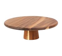 E-ROOM TREND Soporte para tartas/cupcakes de madera, 1 nivel | Grande | Plato para Tartas Soporte para Tartas Soporte para Servir en Torre con Base | Para fiesta de cumpleaños, té de la tarde(MDP01L)