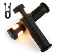 E Scooter Blinker, manillar, manillar con intermitente, scooter, luz de advertencia, doble flash, agarre suave, accesorios para Xiaomi M365/Pro2/1S Ninebot ES1 ES2 ES4 G30