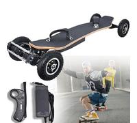 E-Skateboard, Longboard EléCtrico Todoterreno Con Control Remoto, Longboard EléCtrico De MontañA De 10000 Mah Con Patineta De Control Remoto, Velocidad MáXima 40 Km/H, Carga 220 Kg, Ascenso De 30°,A
