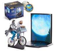 E.T. E.T - Juego de figuras coleccionables, paquete con figura de acción extraterrestre y botón Display Plus, figura extraterrestre coleccionable para hombres y mujeres