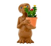 E.T. The Extra-Terrestrial - Maceta de cerámica de 7 pulgadas con suculentas artificiales | Bonita maceta, plantas de interior artificiales