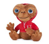 E.T. The Extra-Terrestrial - Peluche suave de 25 cm, calidad de regalo, con capucha roja