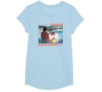 E.T. The Extra-Terrestrial Space Explorer 1982 Camiseta, Niñas, Azul Bebé, L