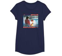 E.T. The Extra-Terrestrial Space Explorer 1982 Camiseta, Niñas, Azul Marino, L