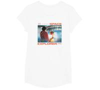E.T. The Extra-Terrestrial Space Explorer 1982 Camiseta, Niñas, Blanco, S