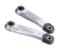 e*thirteen Espec-160mm-Dub-Offset 12mm-Silver Manivelles Helix Race Alloy espec - 160 mm - Dub - Offset 12 mm - Plata, Negro, Talla única