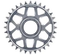e*thirteen Plateau Espec-34t-Fazua 18mm 11/12v-Silver Plataforma Helix Race espec - 34T - Fazua Ride 60 Direct Mount - Offset 18 mm - Compatible 11/12v - Plata, Negro, Talla única
