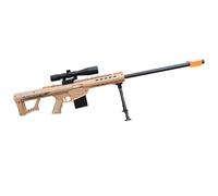 E-THOL Barrett 98k Lanzador de vainas Soft-Head - Juguetería de francotirador para niños | Modelo realista con munición Soft-Head | Incluye 10 vainas | Edad 3+ (Arena)