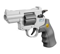 E-THOL Pistola de juguete tipo revólver para niños | Lanzador de fundas suaves | Rotación de 6 disparos | Extracto de funda con un botón | Incluye munición de cabeza suave | Edad 3+ | Seguro y