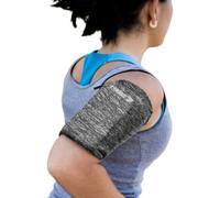 E Tronic Edge Brazalete Movil - Brazalete Deportivo, Funda movil para Correr o Hacer Ejercicio, Brazalete Deportivo para Correr para Hombre y Mujer en Color Azul