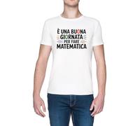 È Una Buona Giornata per Fare Matematica Blanca Hombre Camiseta White Men's T-Shirt tee