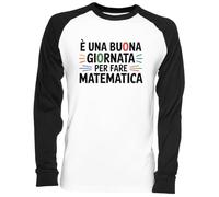 È Una Buona Giornata per Fare Matematica Blance Camiseta De Béisbol Unisex White Baseball tee Tshirt Unisex