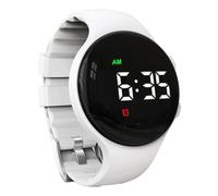 e-vibra Reloj de alarma vibratoria recordatorio silencioso reloj despertador con múltiples alarmas y bloqueo (blanco)