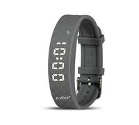 e-vibra Reloj de entrenamiento para ir al baño - Reloj vibratorio silencioso recargable - Reloj recordatorio médico - con temporizador y 15 alarmas diarias (gris)