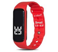 e-vibra Reloj despertador con 8 alarmas vibratorias, recordatorio médico, con temporizador y 8 alarmas diarias (rojo, pequeño)