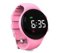 e-vibra Reloj despertador silencioso con alarma vibratoria, con múltiples alarmas y bloqueo (rosa), Rosado, Moderno
