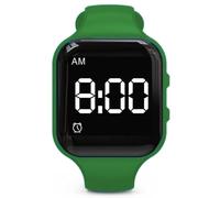 e-vibra - Reloj despertador vibratorio impermeable con recordatorio médico silencioso, con temporizador y 15 alarmas diarias (cuadrado verde oscuro, resistente al agua), Cuadrado verde oscuro,