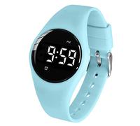 e-vibra Reloj despertador vibratorio, resistente al agua, pulsera de entrenamiento para ir al baño, reloj recordatorio médico recargable con temporizador y 15 alarmas diarias (menta)