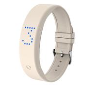 e-vibra Reloj recordatorio de alarma vibratoria, con hasta 8 alarmas personales y recordatorios de mensajes por día, Blanco