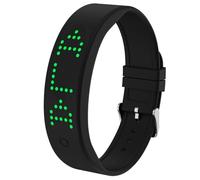 e-vibra Reloj recordatorio de alarma vibratoria, con hasta 8 alarmas personales y recordatorios de mensajes por día, Negro