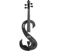 Stagg S-Shaped Electric Violin Outfit Metallic Black
