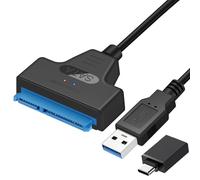 e-yield USB 3.0 A SATA III Cable Adaptador con UASP SATA a USB convertidor para Discos Duros de 2,5 "3,5 Disco Duro y Disco de Estado sólido SSD