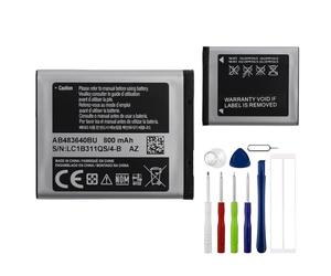 E-yiiviil Batería de repuesto AB463446BU AB553446BU AB043446BE Baterías Compatible con Samsung Teléfono C3520 E900 E1150 E2530 E3210 I320 M3200 X530 Mobile Smartphone Baterías 800 mAh/3.7 V, con